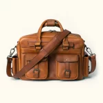 Roosevelt Buffalo Leather Pilot Bag