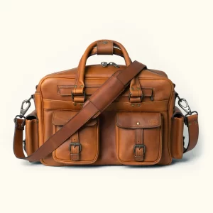 Roosevelt Buffalo Leather Pilot Bag